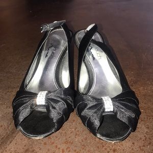 Formal open toed heels